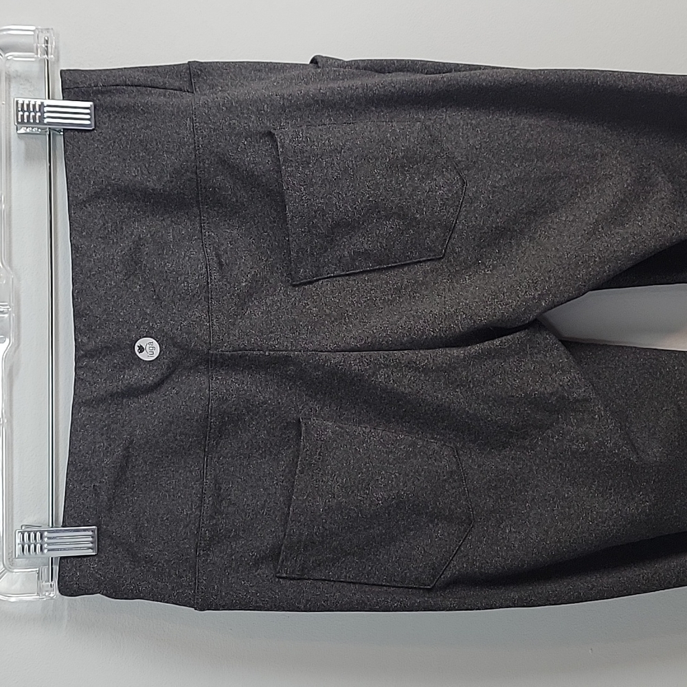 IUGA charcoal gray pull on yoga bootcut dress pants 4 pockets size small - Picture 4 of 7